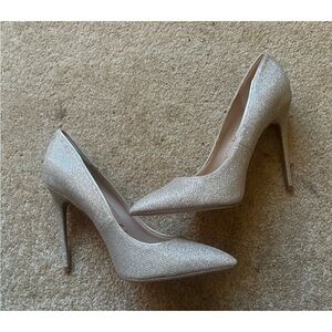 Sam Edelman Women’s Danna Point Glitter High Heels Size 9